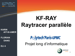 Parallélisme - Le projet KF-Ray