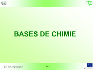 Bases de chimie 2