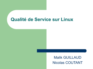Qualité de Service sur Linux