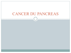 Cancer du pancreas