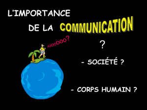 L`importance de la communication pour le corps humain