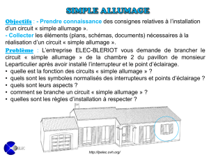 simple allumage - LP ELEC