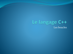 Le langage C++ - Charlie-Soft