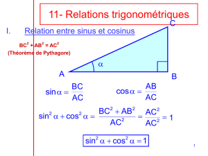 13- Relations trigonométriques