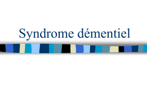 syndrome-dementiel