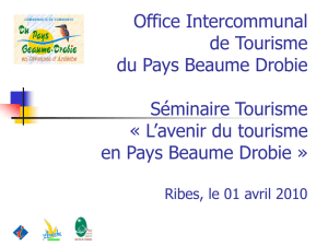 Office Intercommunal de Tourisme du Pays Beaume Drobie