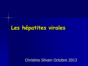 Hépatites virales 2013