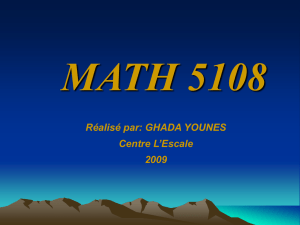 MAT-5108 Fonctions et équations trigonométriques