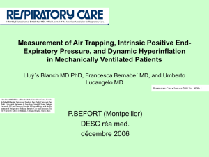 Measurement of Air Trapping, Intrinsic Positive End