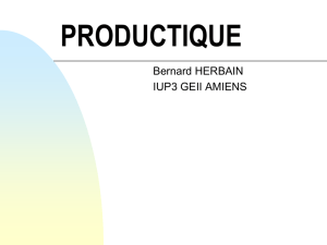 productique - IUP GEII d`Amiens
