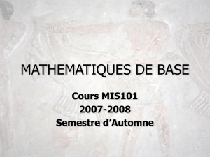 Les diapos du chapitre 1 - Institut de Mathématiques de Bordeaux