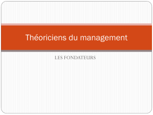 theoriciens_du_managementles_historiques