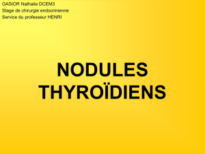 Nodule de la thyroïde