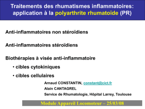 Mode d`action des anti-inflammatoires non stéroïdiens (AINS)