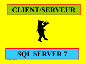 Installation de SQL SERVER