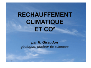 RECHAUFFEMENT CLIMATIQUE et CO² - Pagesperso