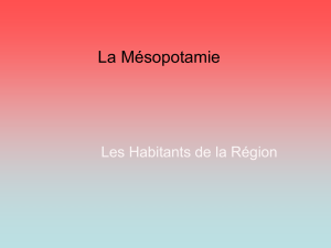 La Mésopotamie II