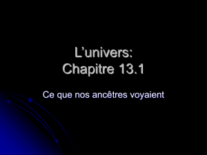 The Universe: Chapter 13.1
