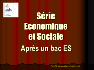 Série Economique et Sociale - Liste des sites Web des