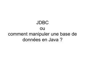 JDBC: manipuler une base de données en Java
