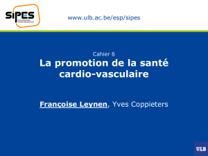 Promotion de la santé cardio vasculaire en Communauté française
