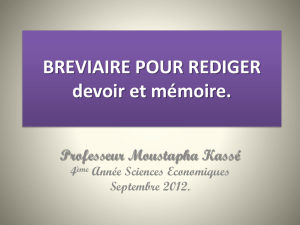 COMMENT-REDIGER - Professeur Moustapha Kassé