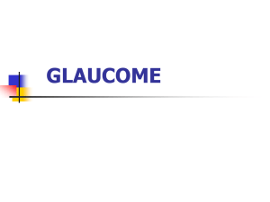 glaucome - Ifsi saint joseph