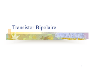 Transistor Bipolaire