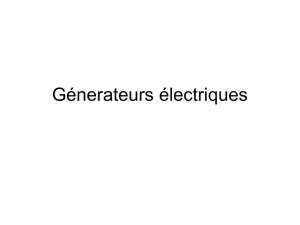 Génerateurs électriques
