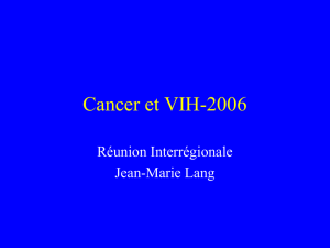 Cancer et VIH-2006