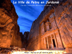 La Ville de Petra en Jordanie
