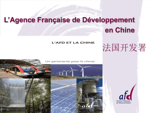 Présentation de l`AFD, un partenariat pour le climat en français