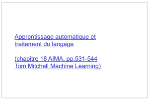 introduction a l` apprentissage automatique