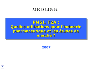 l`utilisation du pmsi pour l`industrie pharmaceutique