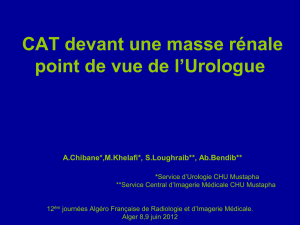 Diapositive 1 - Société Algérienne de Radiologie et d`Imagerie