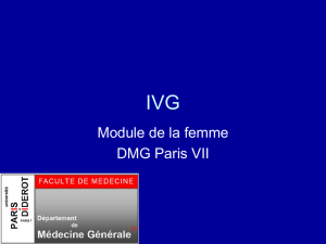 IVG - Facultéde Médecine Paris VII