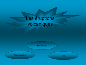 Les éruptions volcaniques