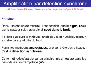 Amplification par détection synchrone