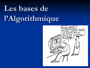 Algorithmique