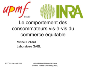 Diapositive 1 - Laboratoire d`économie appliquée de Grenoble