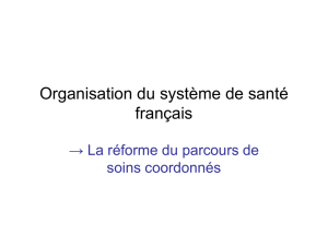 Organisation du système de santé français - SantePub
