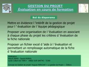 évaluation - Accueil Jacques DUGAST