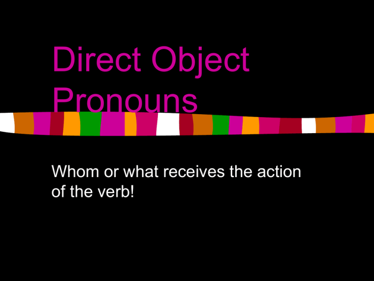 direct-object-pronouns