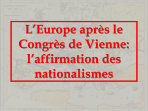 L`Europe du Congrès de Vienne