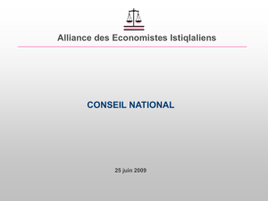 Télécharger le document - Alliance des Economistes Istiqlaliens