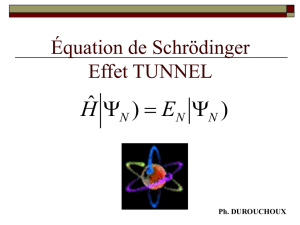 Équation de Schrödinger