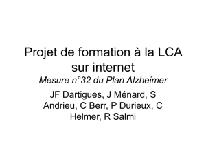 Projet de formation à la LCA sur internet