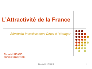 Internationalisation et ouverture des économies