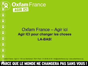 Le groupe local d`Oxfam France – Agir ici