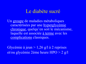 le diabète type 2